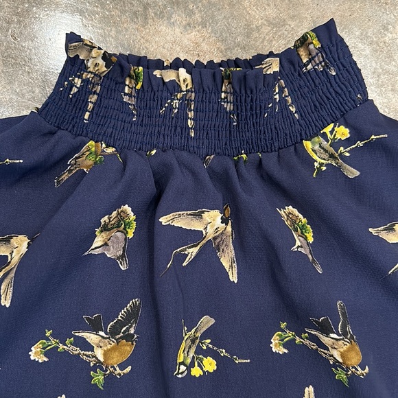 Navy Bird print tank - Picture 2 of 6